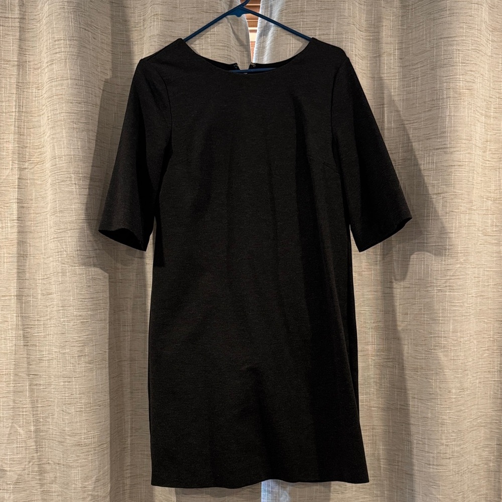 Vince Camuto charcoal shift dress